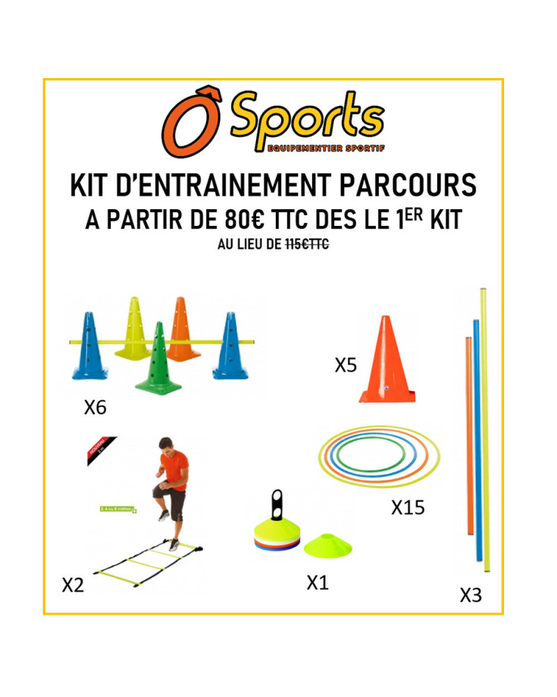 KIT PARCOURS - Equipementier Sportif O Sports
